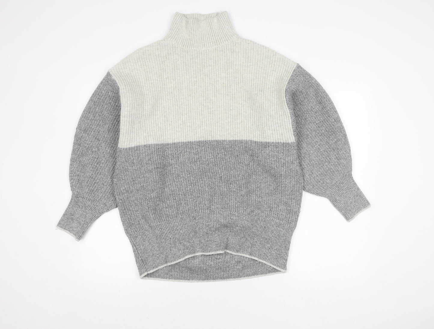 H&M Women's Grey Pullover Jumper Size S