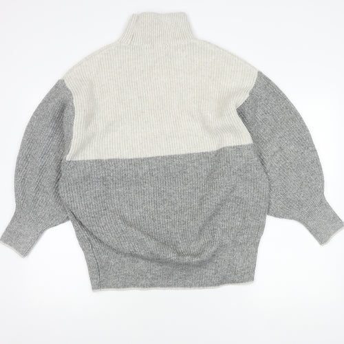 H&M Women's Grey Pullover Jumper Size S