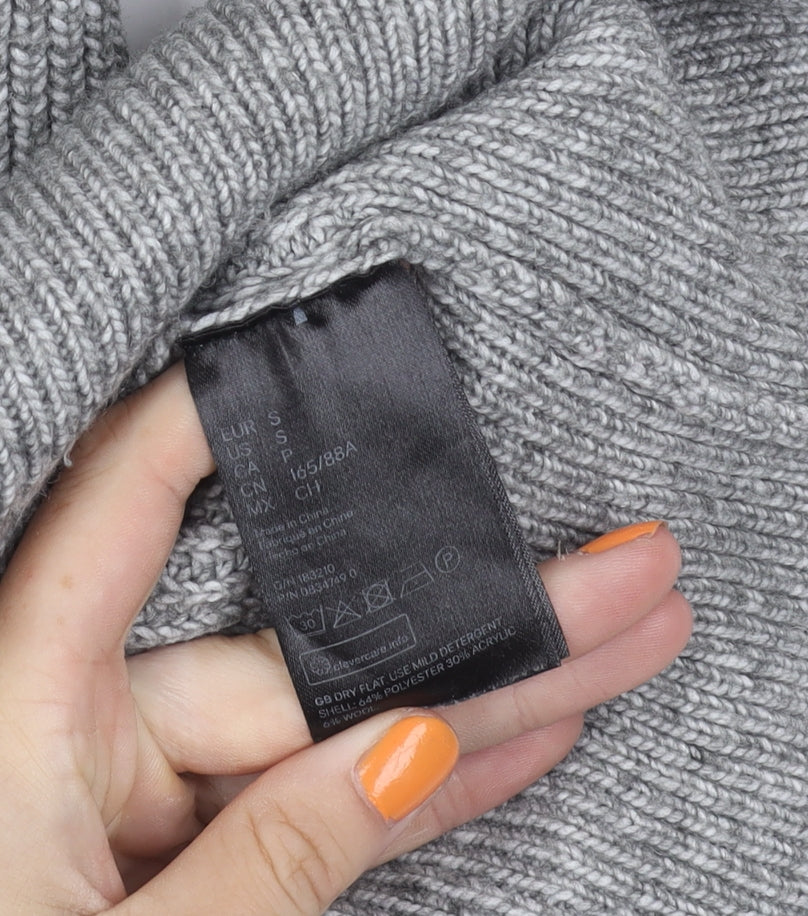H&M Women's Grey Pullover Jumper Size S