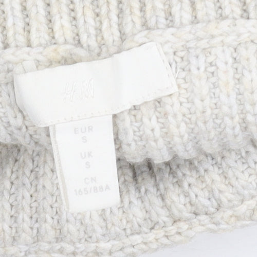 H&M Women's Grey Pullover Jumper Size S