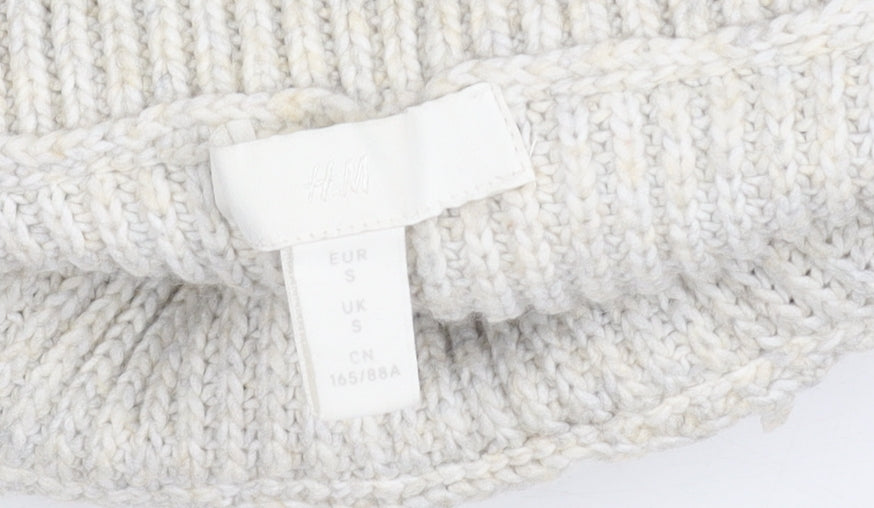 H&M Women's Grey Pullover Jumper Size S