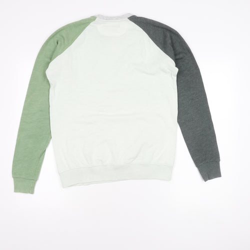 Pull & Bear Men's Multicoloured Pullover Jumper, S