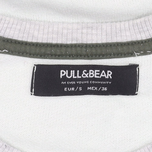 Pull & Bear Men's Multicoloured Pullover Jumper, S