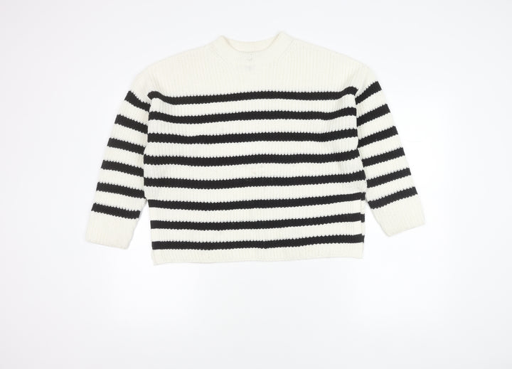 New Look Women’s Striped Acrylic Jumper, Size S