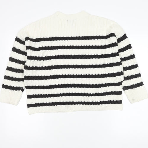 New Look Women’s Striped Acrylic Jumper, Size S