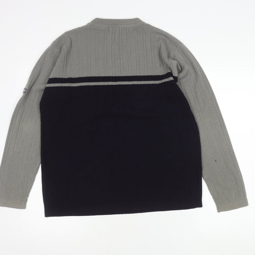 James Darby Men's Grey Pullover Jumper M