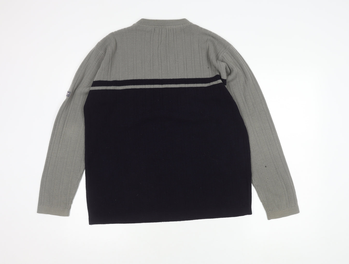 James Darby Men's Grey Pullover Jumper M
