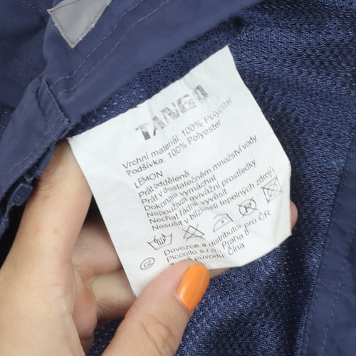 Tango Boys Blue Hooded Jacket 5-6 Years, Polyester