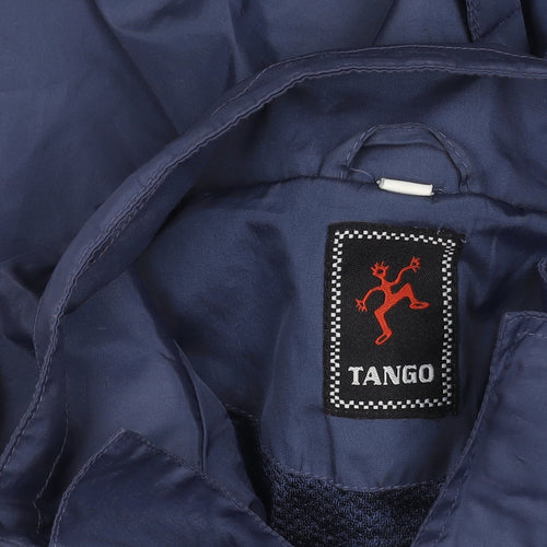 Tango Boys Blue Hooded Jacket 5-6 Years, Polyester