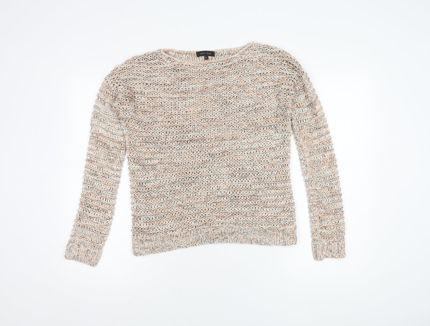 New Look Women's Multicoloured Pullover Jumper S
