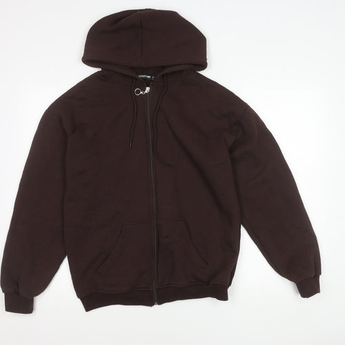 PrettyLittleThing Women's Brown Basic Jacket Size 8