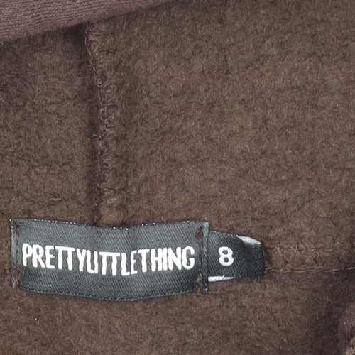 PrettyLittleThing Women's Brown Basic Jacket Size 8