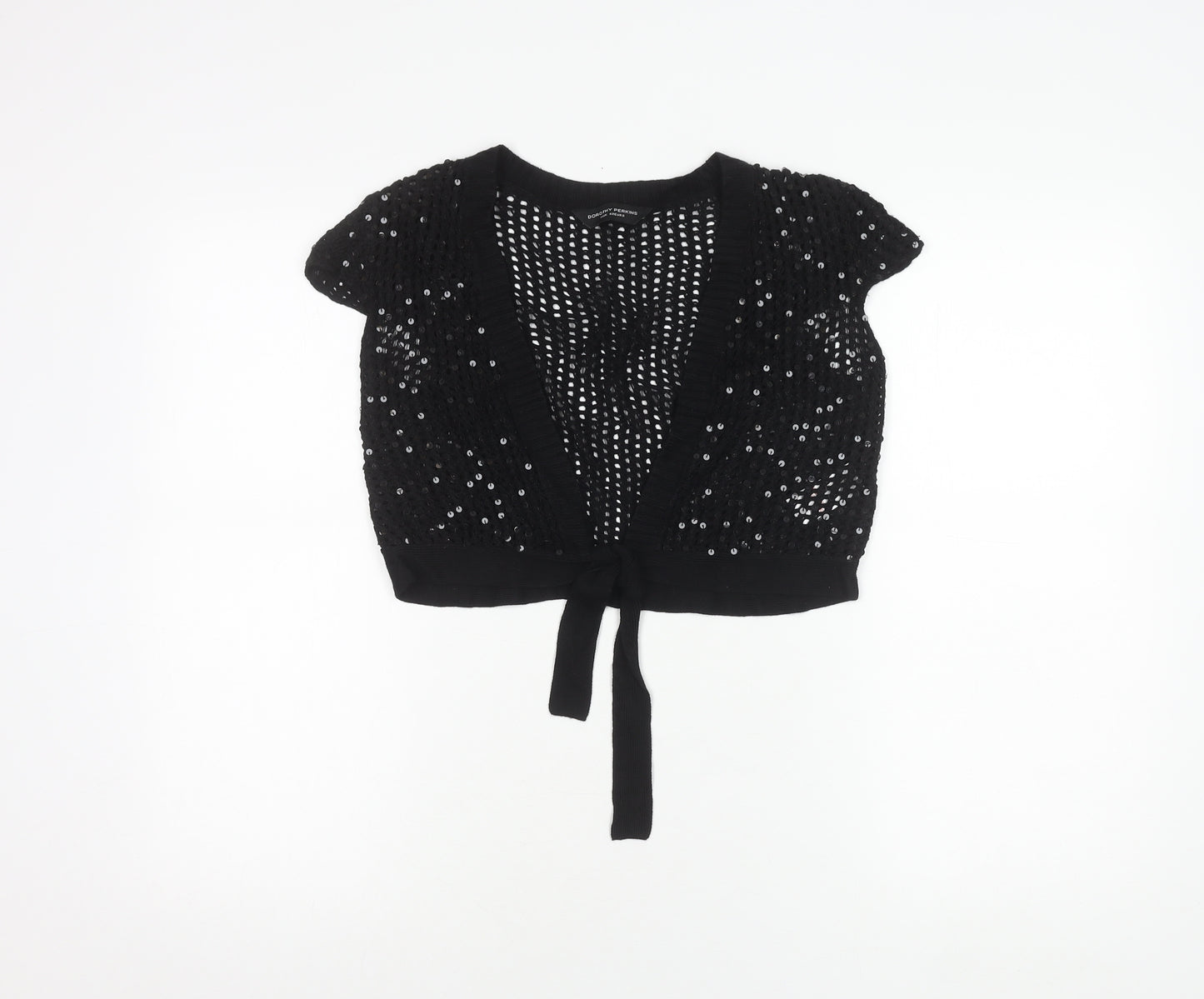 Dorothy Perkins Women’s Black Sequin Shrug 14