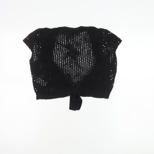 Dorothy Perkins Women’s Black Sequin Shrug 14