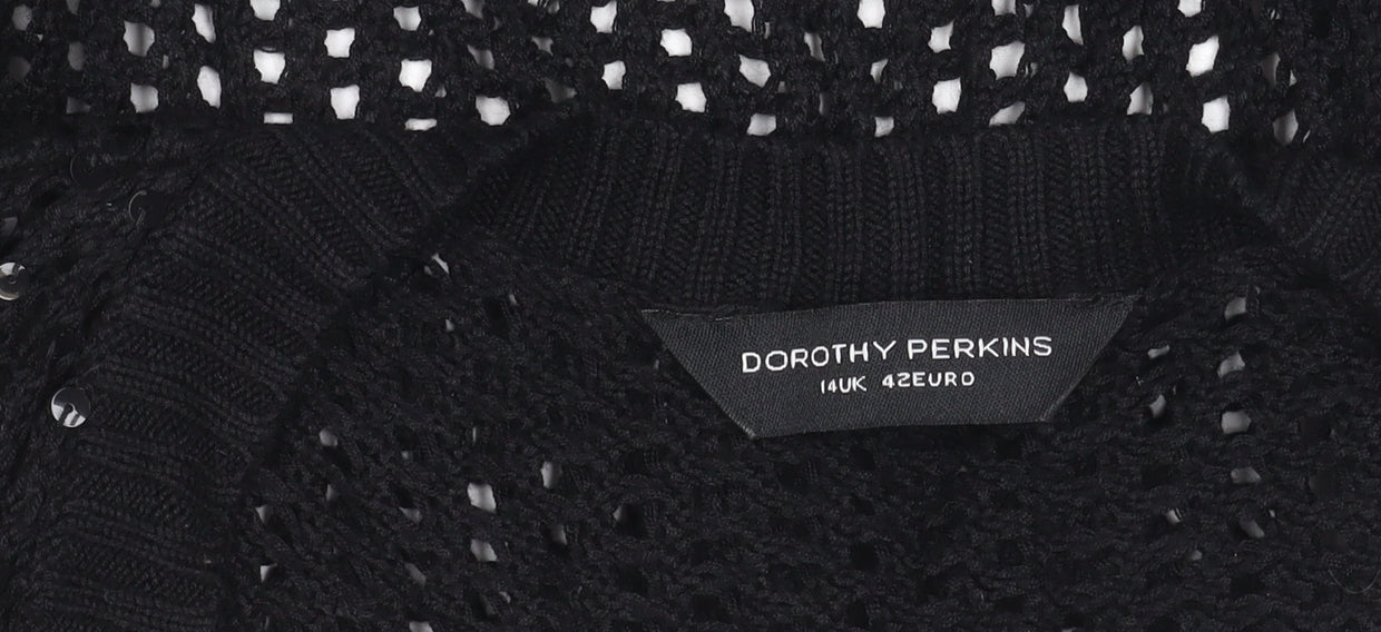 Dorothy Perkins Women’s Black Sequin Shrug 14