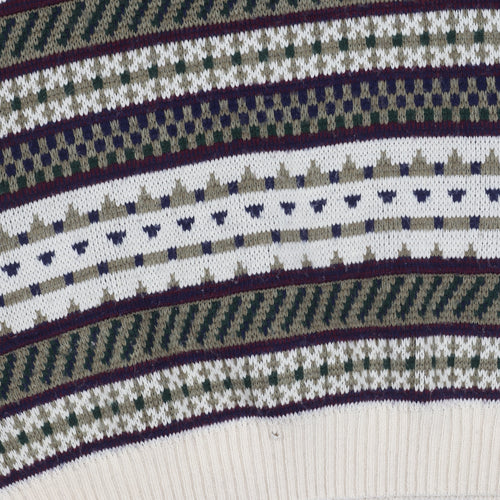 The Men's Store Fair Isle Pullover M Multicoloured
