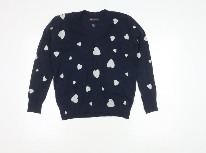 Marks and Spencer Women's Blue Pullover Jumper, S