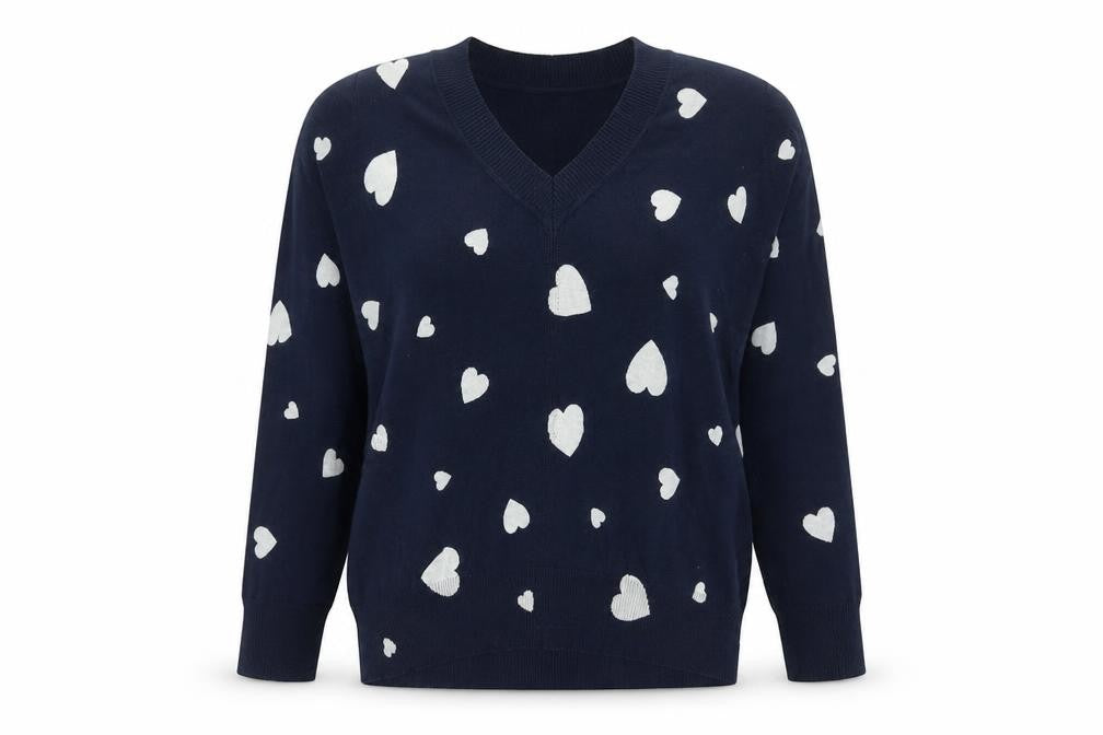 Front view of Marks & Spencer Women's Blue jumper, S