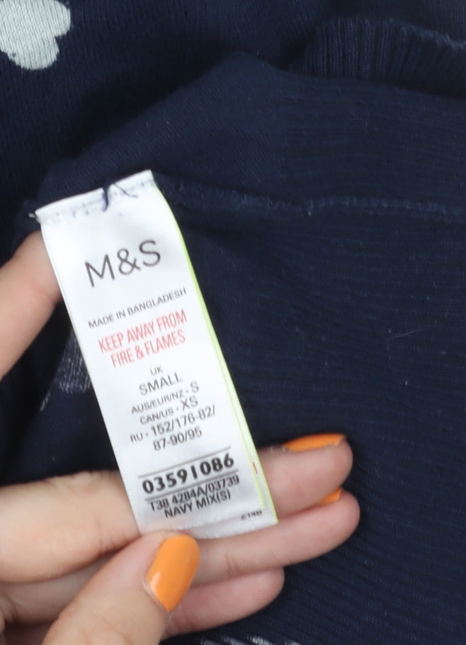 Marks and Spencer Women's Blue Pullover Jumper, S