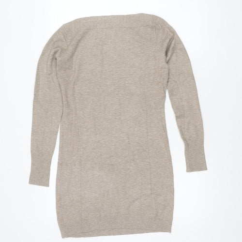 J.STARS Women's Beige Pullover Jumper, Size L, Long Sleeve