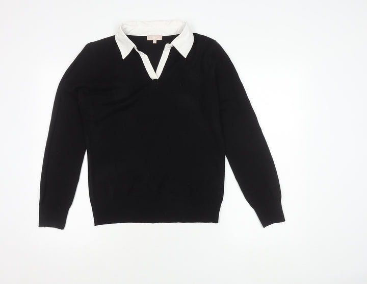 Soon Women's Black Pullover Jumper Size 14