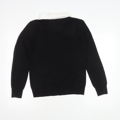 Soon Women's Black Pullover Jumper Size 14