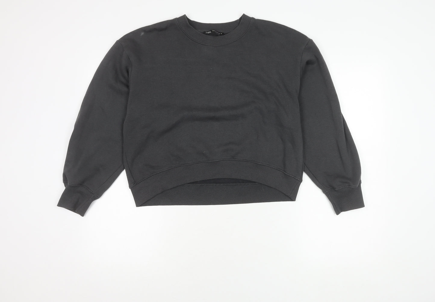 Zara Women's Black Pullover Jumper Size 12