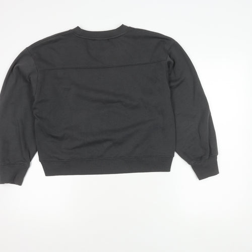 Zara Women's Black Pullover Jumper Size 12