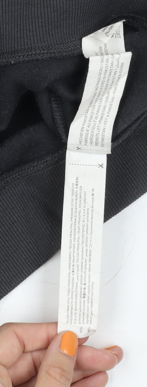 Zara Women's Black Pullover Jumper Size 12