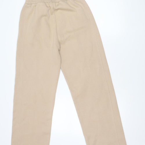 RISING Women's Beige XS Sweatpants Casual Cotton Blend
