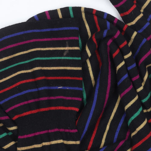 ASOS Women's Multicoloured Striped Pullover Jumper - Size 16