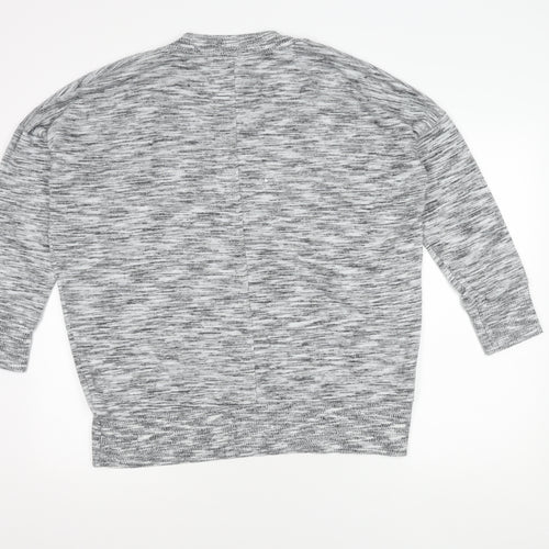 Next Men's Grey V-Neck Jumper Size L Pullover