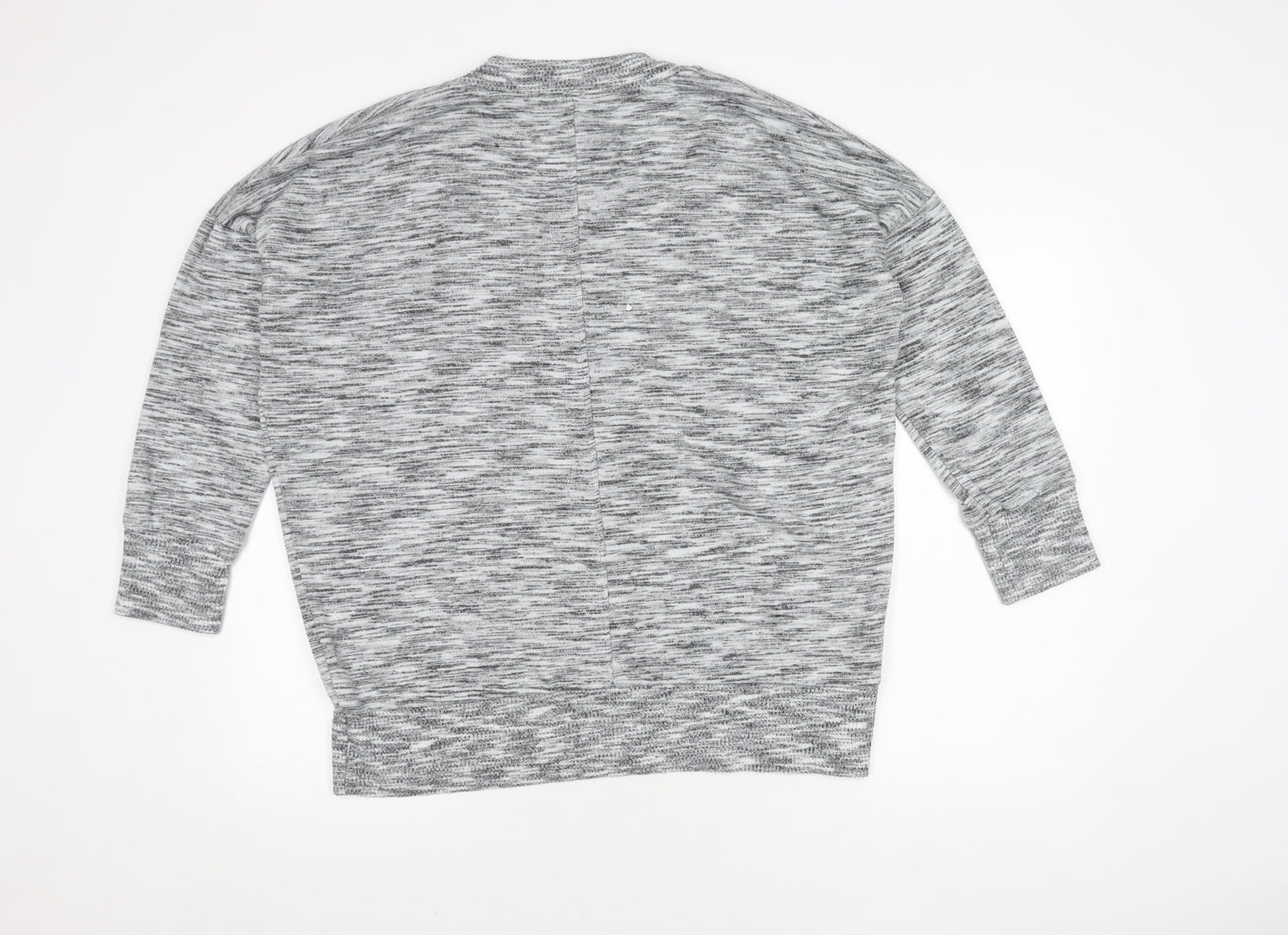 Next Men's Grey V-Neck Jumper Size L Pullover