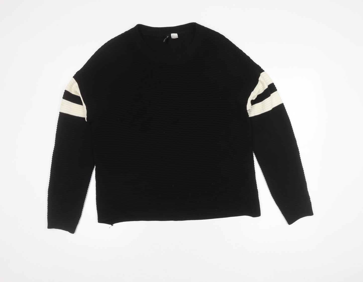H&M Women's Black Pullover Jumper Size 12