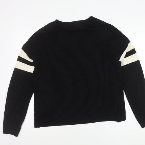 H&M Women's Black Pullover Jumper Size 12