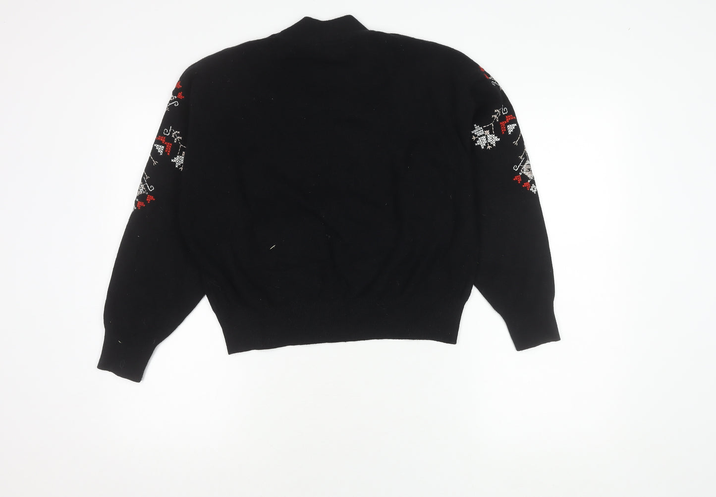 New Look Women's Black High Neck Jumper M
