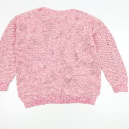 Marks and Spencer Pink Women's Jumper Size L