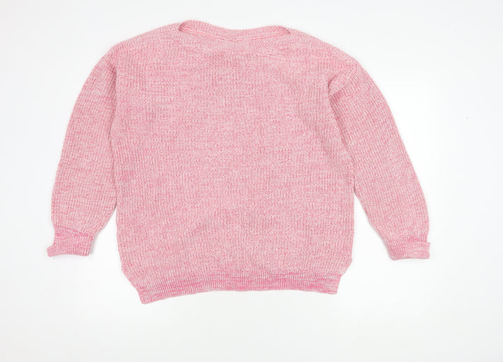 Marks and Spencer Pink Women's Jumper Size L