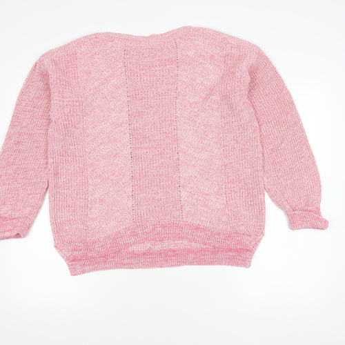 Marks and Spencer Pink Women's Jumper Size L