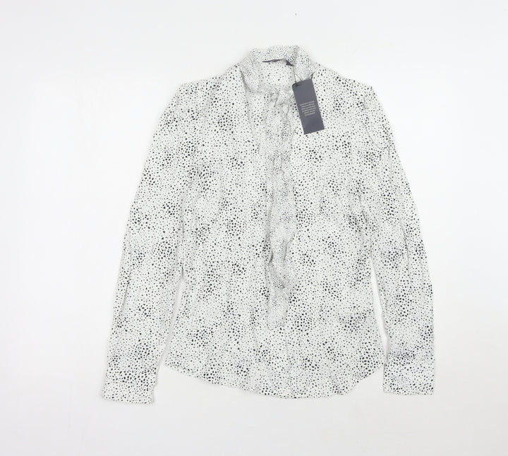 Marks and Spencer Women's White Blouse Size 8
