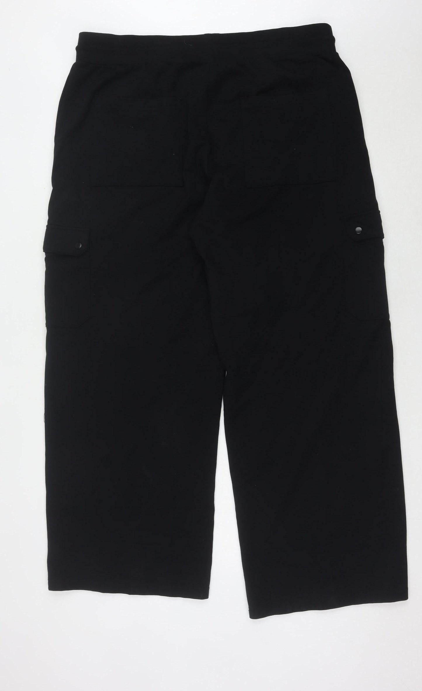 Marks and Spencer Women's Black Cargo Trousers Size 20