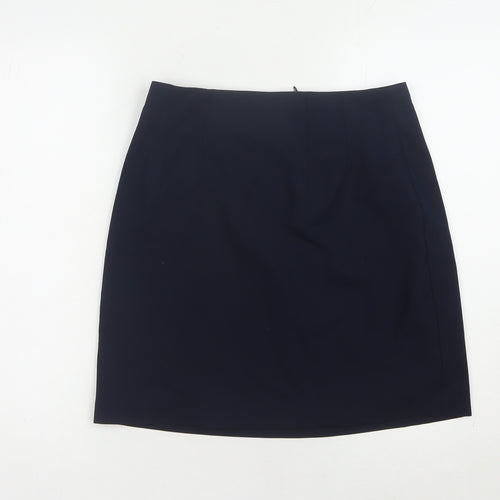 Marks & Spencer Women's Blue Pencil Skirt Size 10