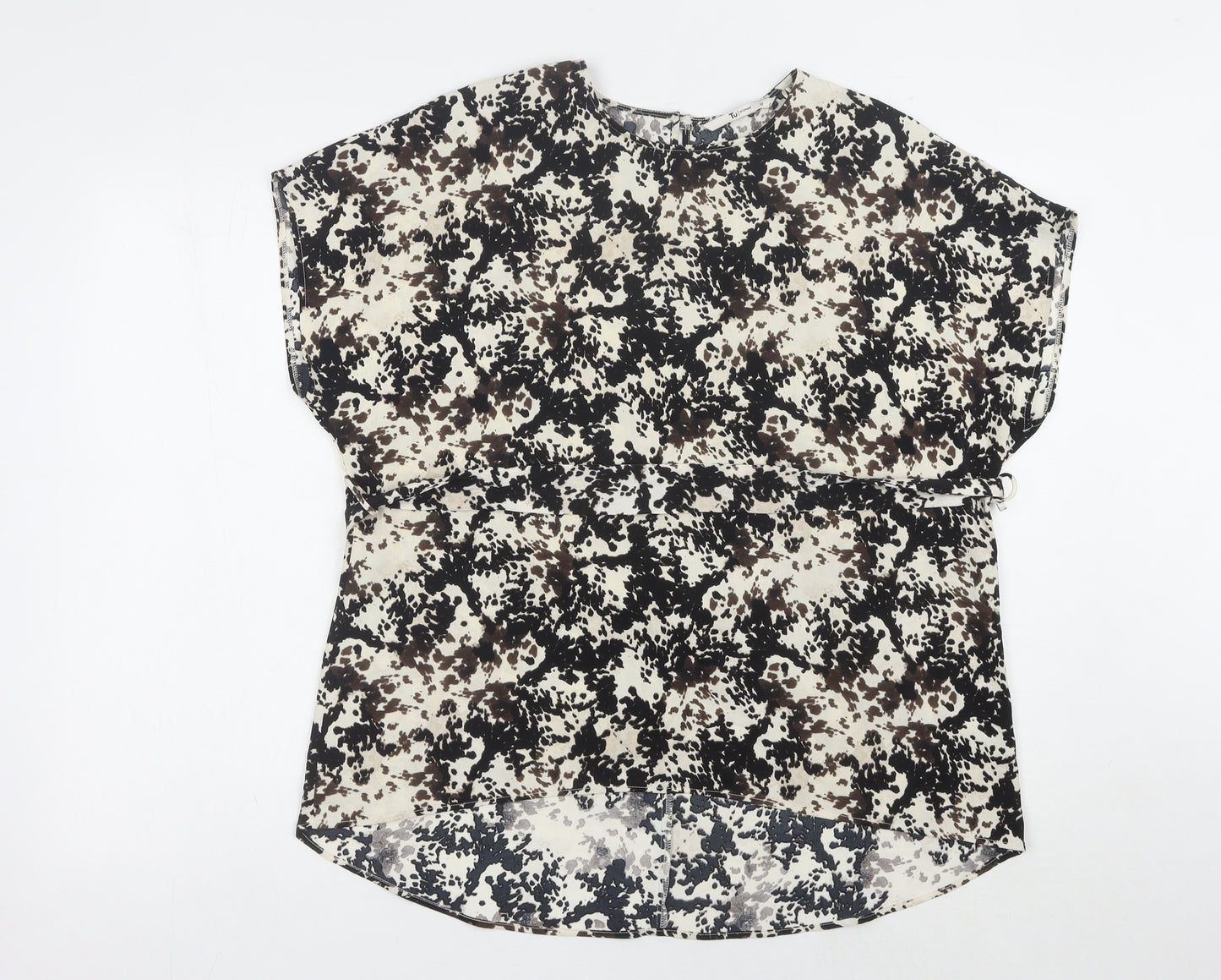 Tu Women's Multicoloured Size 10 Animal Print Top