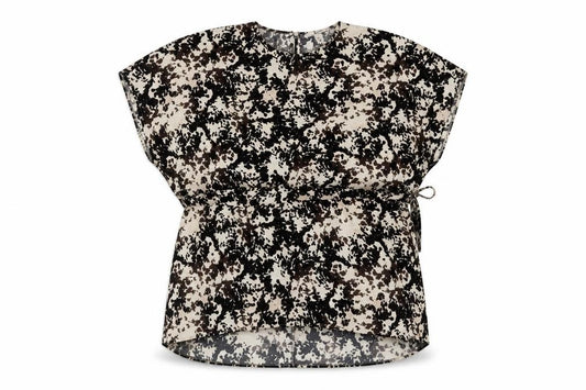 Front view of Tu Women's Multicoloured, size 10, Animal Print Top
