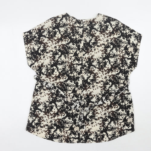 Tu Women's Multicoloured Size 10 Animal Print Top
