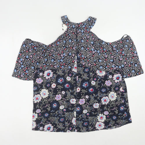 George Women's Multicoloured Floral Blouse Size 14