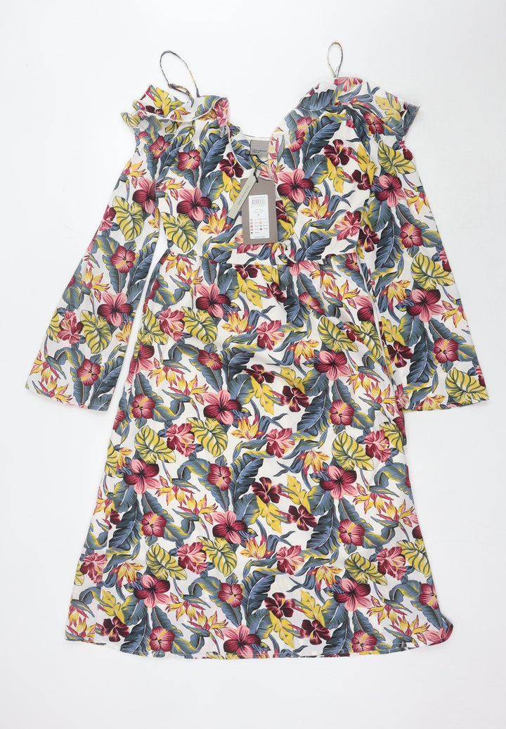 Vero Moda Women's Floral Long Sleeve Dress, Size S
