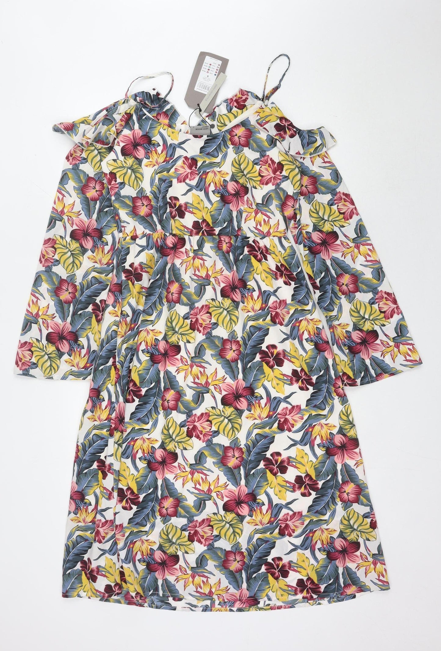 Vero Moda Women's Floral Long Sleeve Dress, Size S