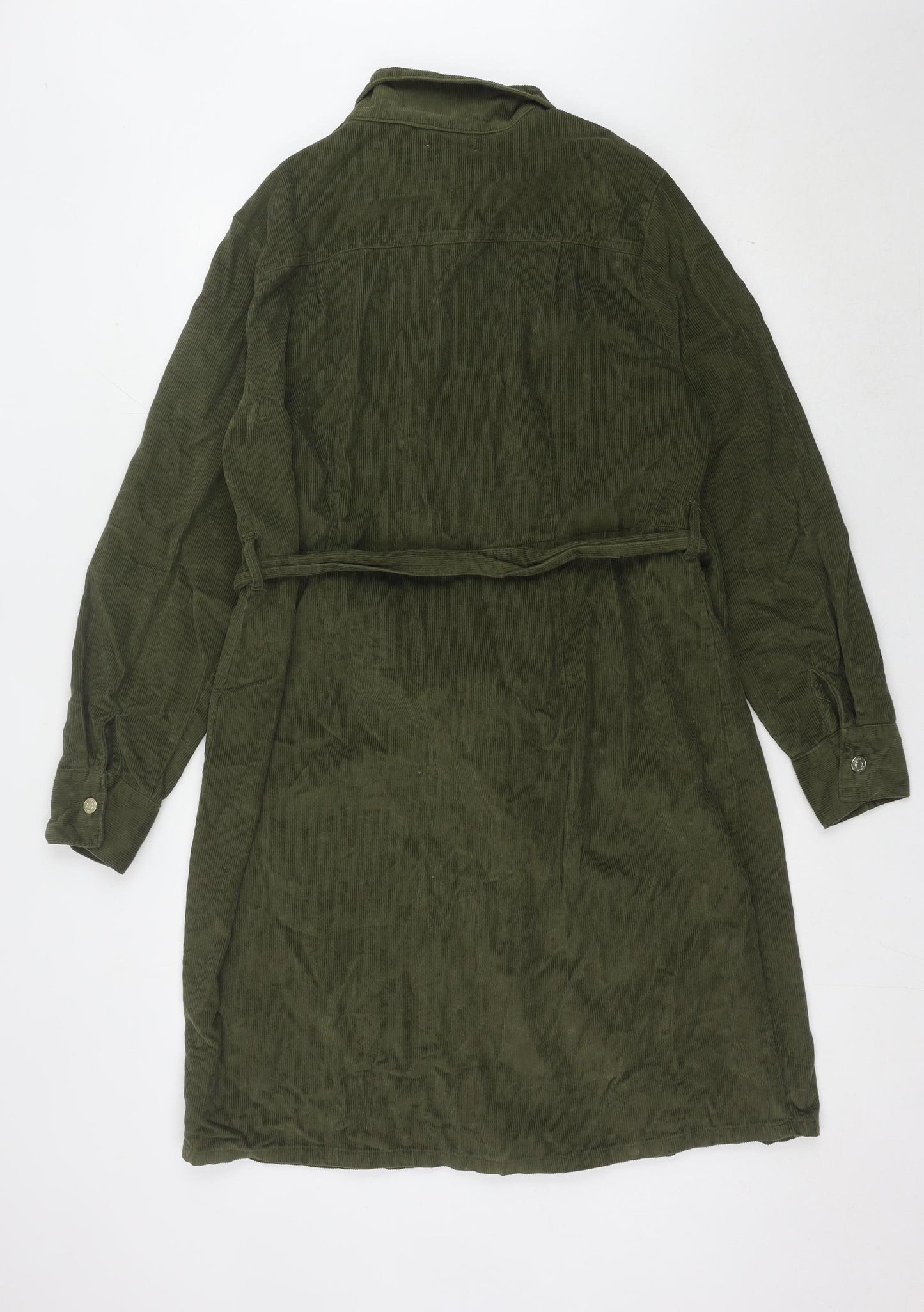 Matalan Women Green Shirt Dress Size 16
