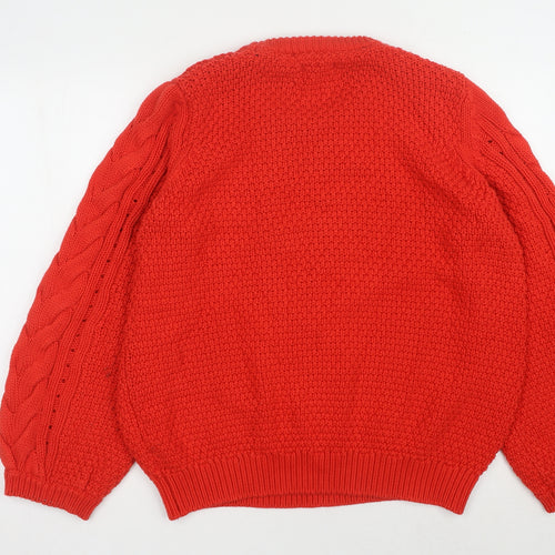 Holly & Whyte Women's Red Pullover XL Jumper